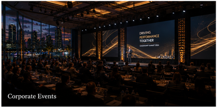 corporate conference keynote audience